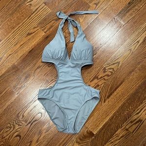 La Blanca Gray Monokini